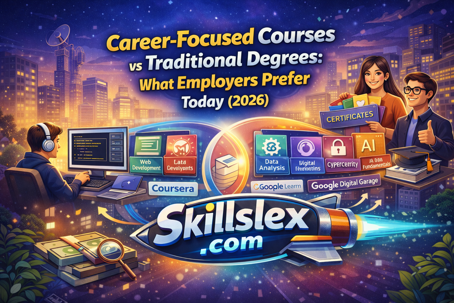 Career-Focused Courses vs Traditional Degrees