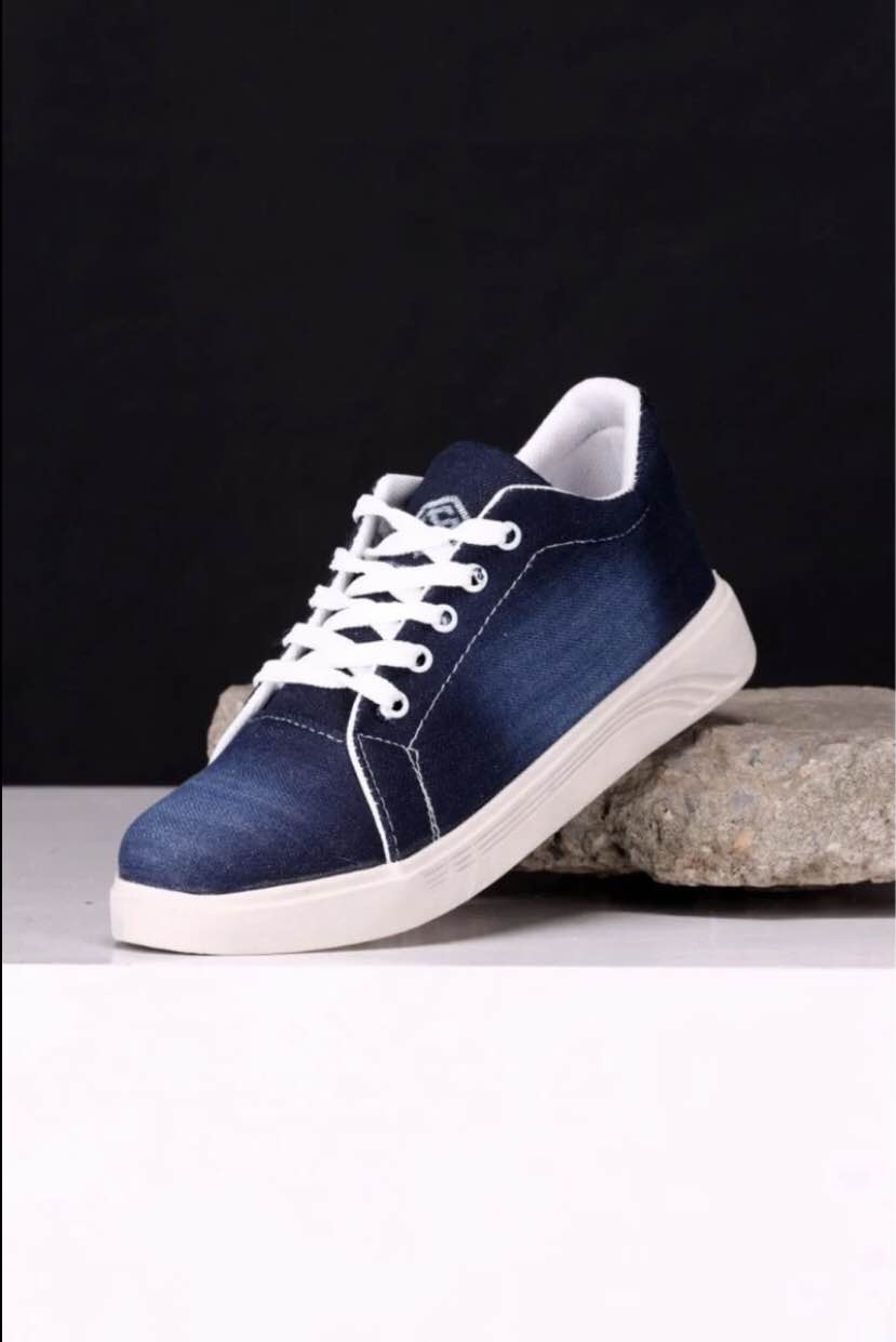 Girls Shoes of Best Quality Blue Jeans Lightweight