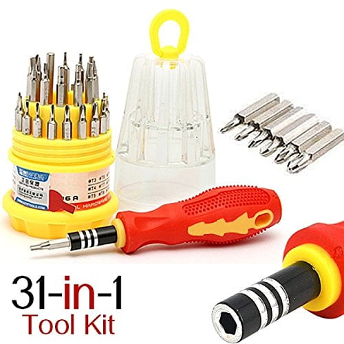 Pocket Precision Screwdriver Set - 31 in 1 Professional Precision Screwdriver Set for Electronic Repair Hardware Tool Mobile Phone Repair Tools Kit Multipurpose Precision Hardware Screwdriver Hand Tools Set