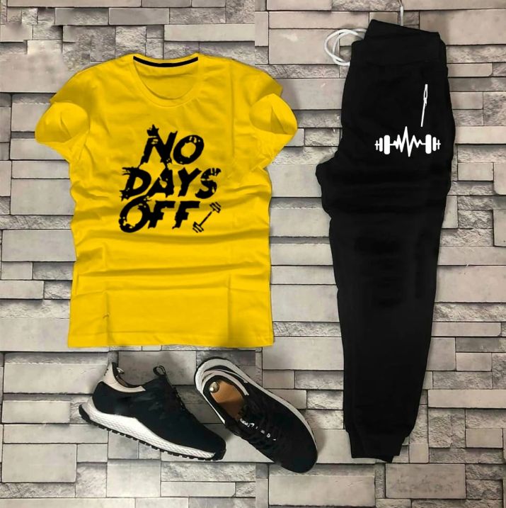 TRACKSUIT -NEW PRINTED T-SHIRT & TROUSER FOR BOYS & MEN