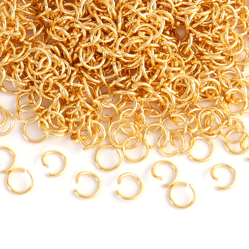 100-200pcs Stainless Steel Open Jump Rings Split Rings Findings Connectors For DIY Jewelry Making Accessories Wholesale Supplies