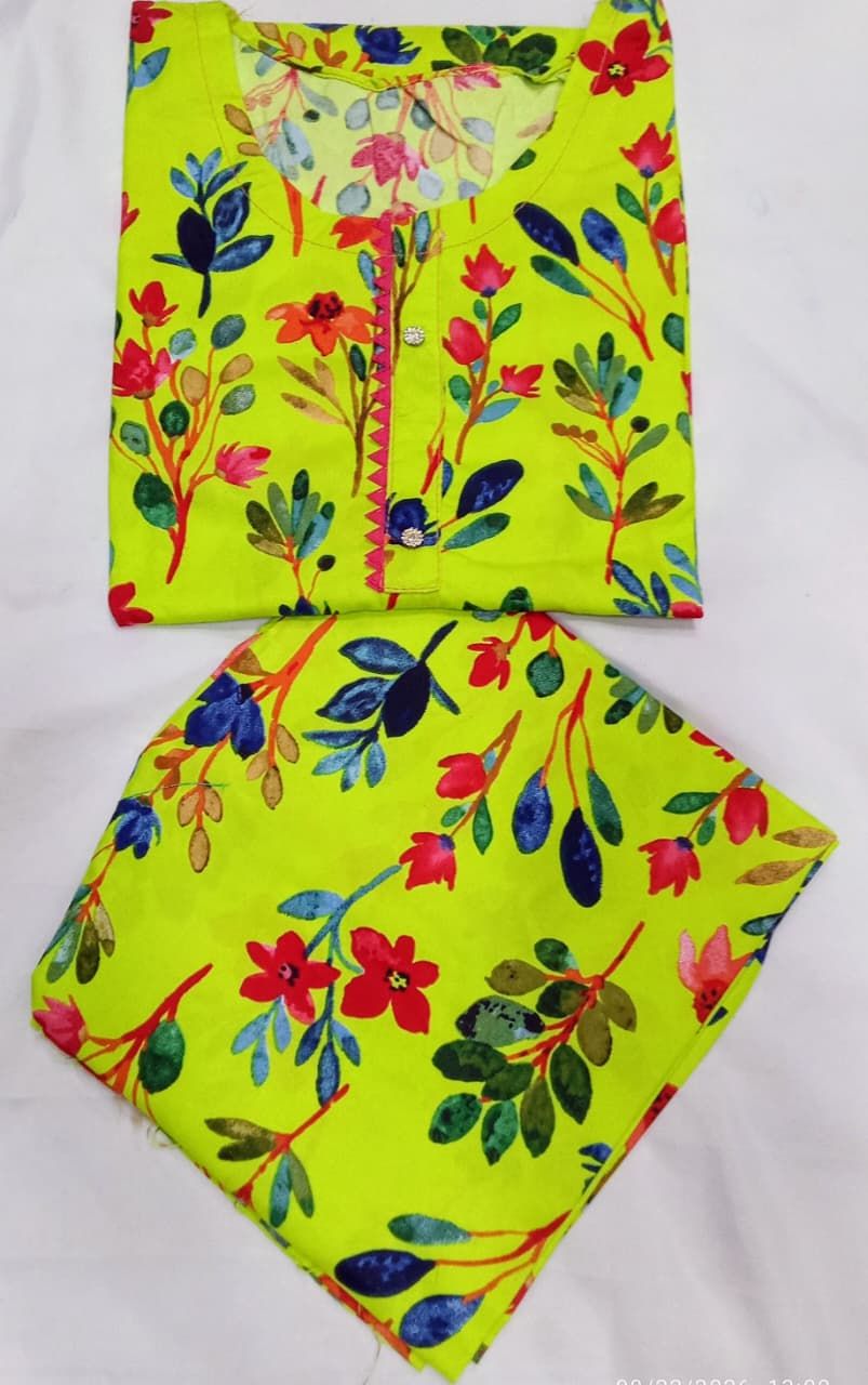 Cotton 2 piece suit new latest design fabric soft Lawn cotton random colour