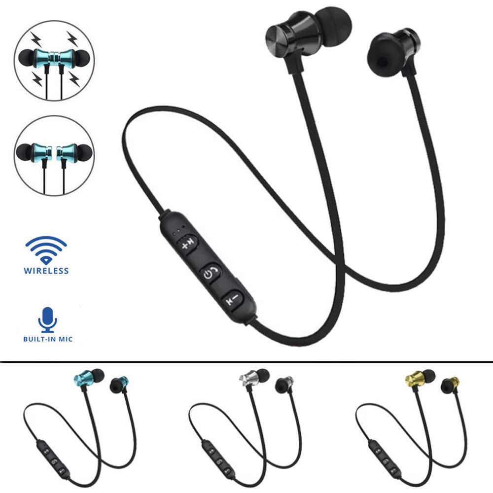 Bluetooth Handsfree Earphones Headset With HiFi Stereo Sound & Touch Control System (Connected With All Bluetooth Devices).
