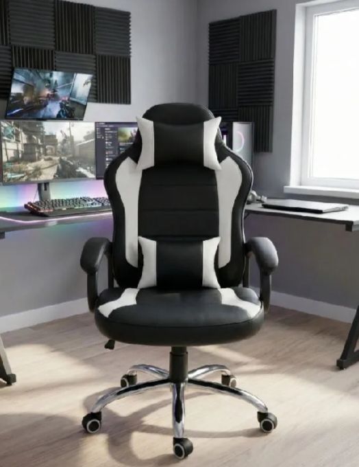Gaming chair/Ergonomic office&Gaming chair/Lumbar&Neck support/360° Swivel/Reclining Computer chair