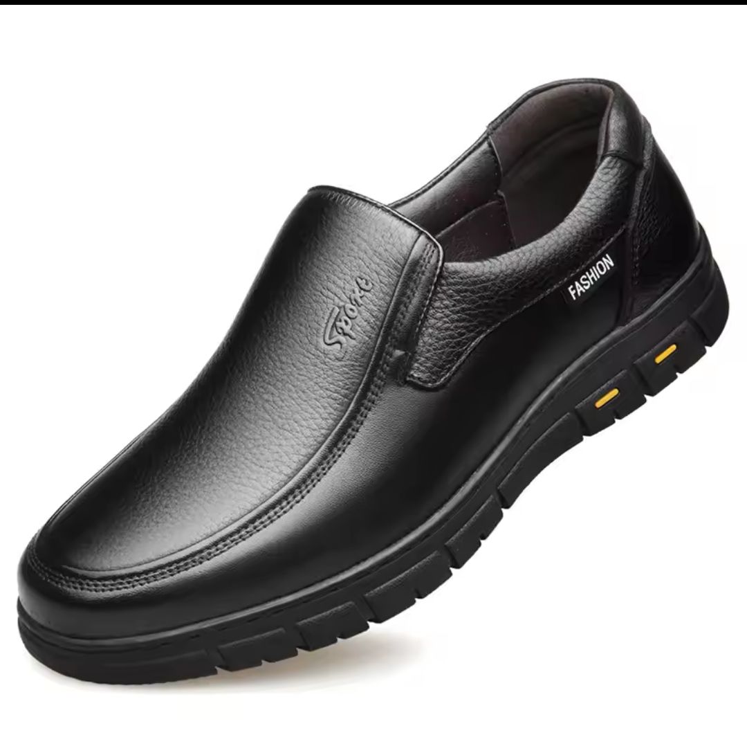 Men's Fashion Formal Slip On Loafers Leather Office Business Shoes Comfortable Lightweight Walking Dress Shoes for Daily Use
