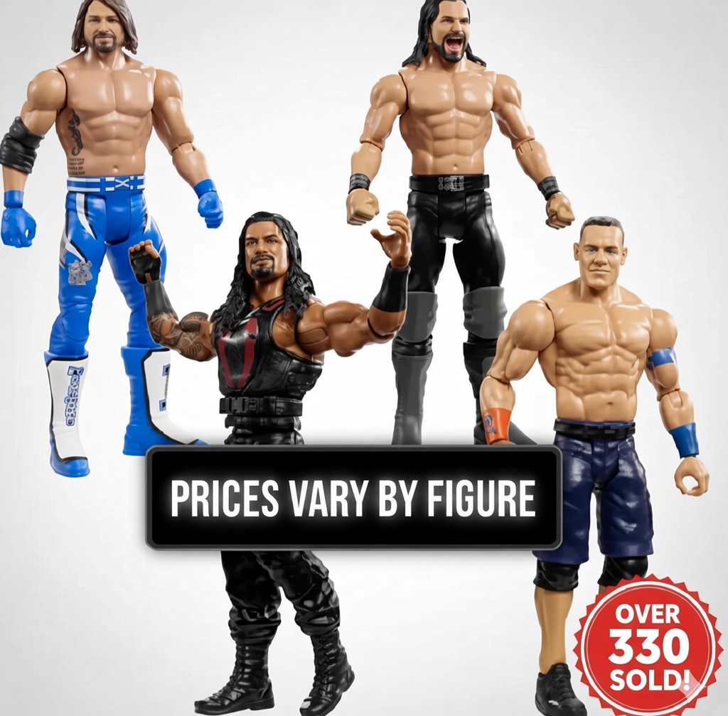 wwe action figures mattel and jakks , wwe funko pop , funko pops