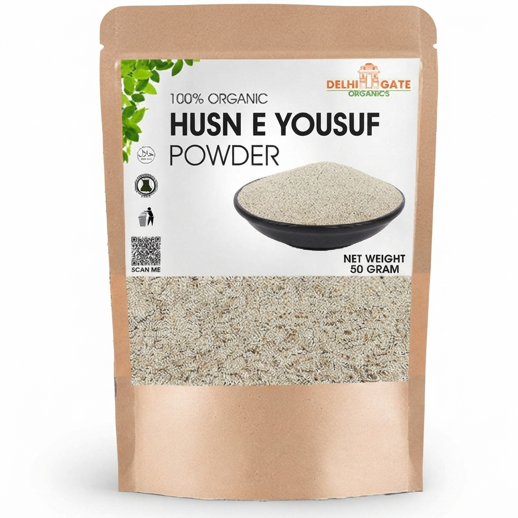 Husn e Yousuf Powder 50g 100% Natural Herbal Skin Care Powder for Skin Brightening Glowing Complexion Face Care and Smooth Healthy Skin