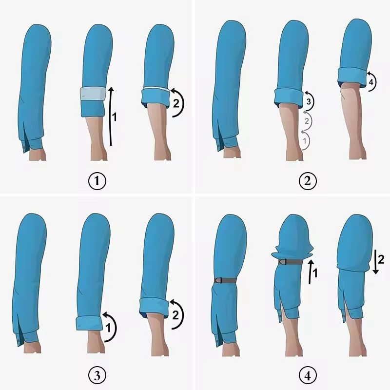 HOT 2Pcs Adjustable Shirt Sleeve Garters Elastic Non-Slip Armband Sleeve Holders Fashion Arm Cuffs Bands for Men Women Daily Use