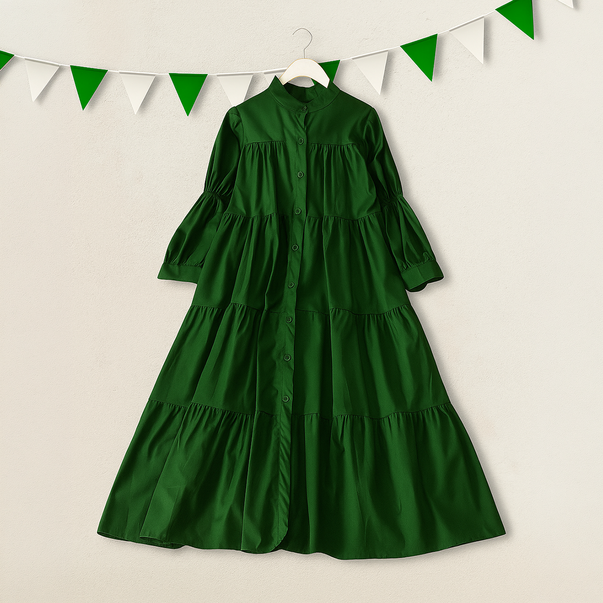 Paristaan Trending Panel Style Long Cotton Frock for Women & Girls – Summer 2025 Collection | 14th August Independence Day Special Edition | Lightweight & Stylish Casual Wear