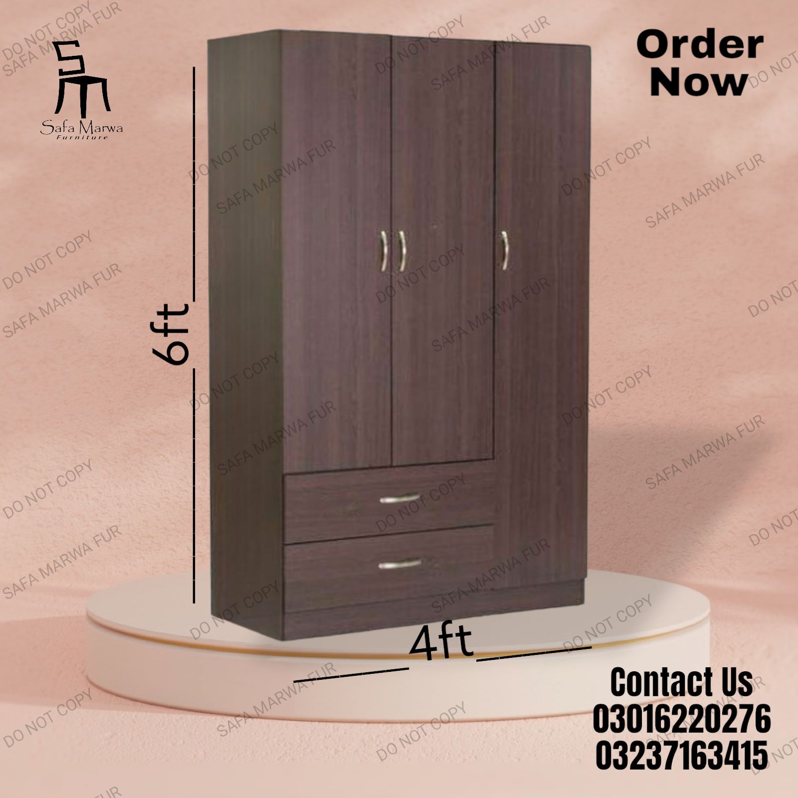 Suiting Almari Wardrobe 2DOOR Almari Cupboard safe Almari