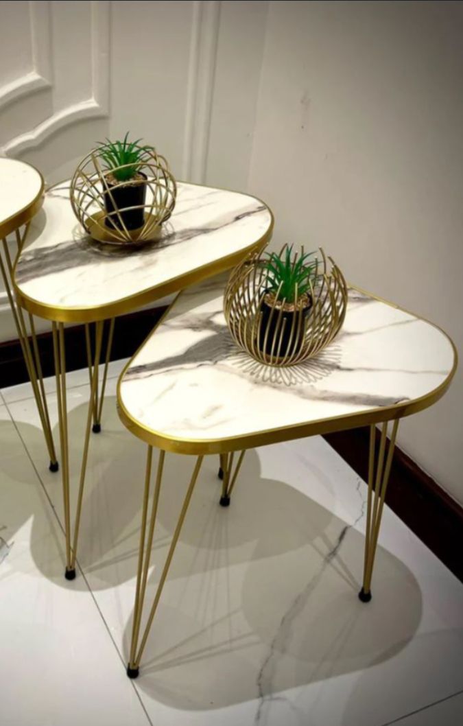 1 Pcs /  2 Pc / Set of 3 Round Coffee table/Side table/ Table for Home/Living room/office /Table by AlHafiz walls/ 100 % Authentic / For more information See Description