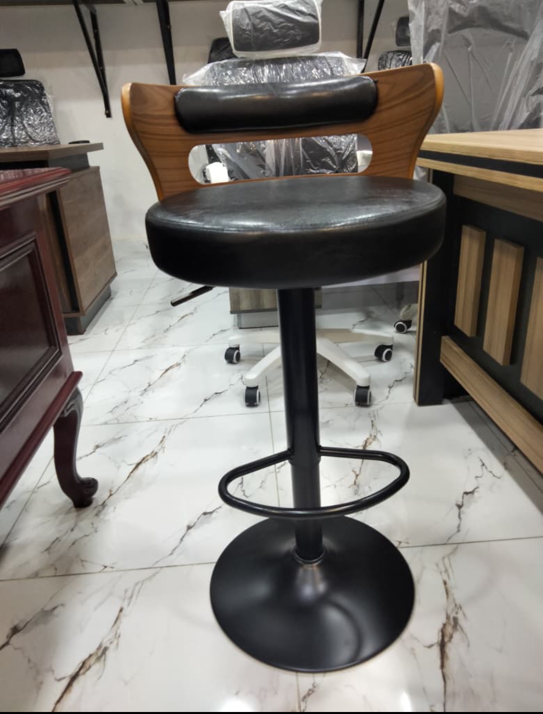 Bar stool, stools, kitchen and counter chair, Adjustable Height Bar Stool with 360° Rotation | Bar Furniture