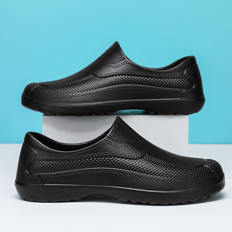 In-Stock Waterproof Food-Grade Shoes, Outdoor Work Safety Shoes, Waterproof and Wear-Resistant, Ultra-Light Slip-On Rain Shoes, Work Shoes