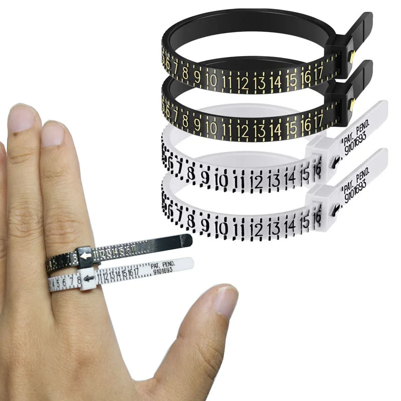 Premium, portable ring sizing solution for accurate jewelry measurements with KR standard white letters