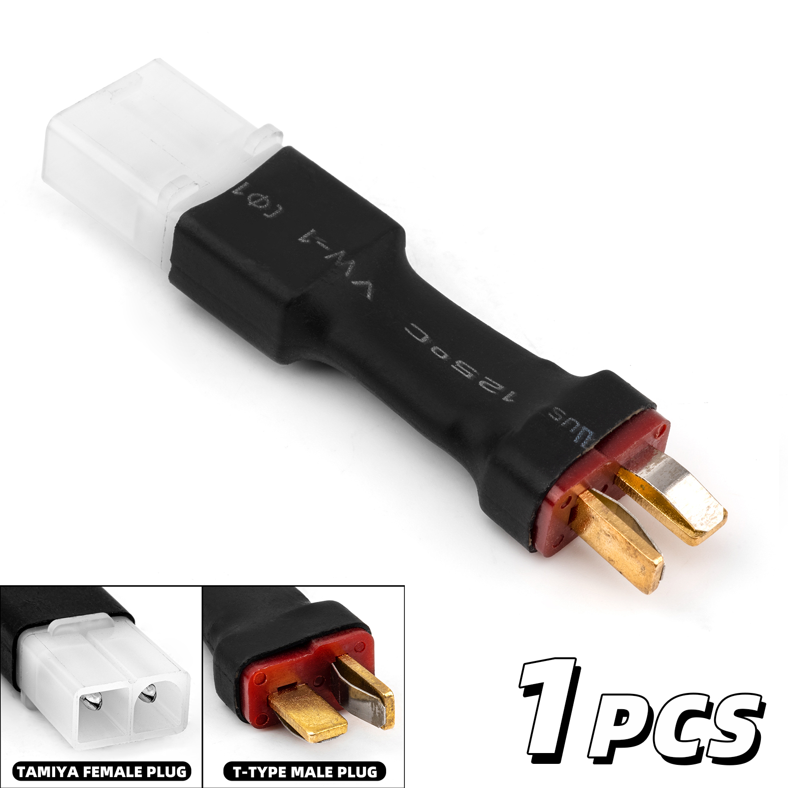 RCXAZ Battery Adapter Plug XT60 TAMIYA TRAXXAS T-TYPE Adapter DIY For RC Car Ship Helicopter Quadcopter LiPo Battery Connector