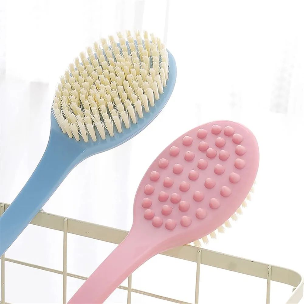 Back Brush Long Handle Body Shower Spa Bath Exfoliating Skin Clean ...