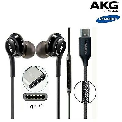 AKG Samsung Handsfree - USB C Type Jack - High Quality Deep Bass / Sound - Samsung Earphones - Headphones - Handfree