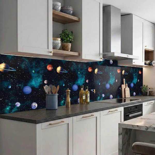 Galaxy Marble Contact Paper | Waterproof PVC Wall Sticker | Kitchen Cabinet Countertop Furniture Vinyl Sheet 60×200cm