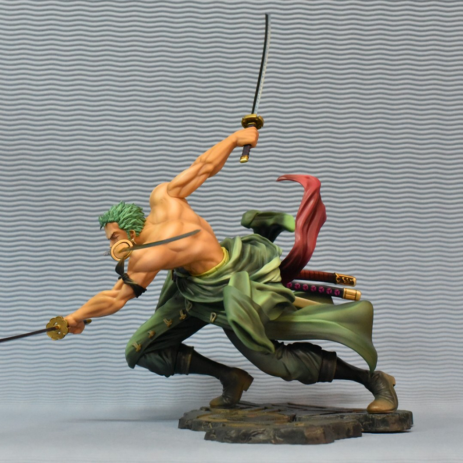 One Piece 10CM Figure Toys Anime GK Roronoa Zoro Three-blade Sa-maximum PVC Action Collection Figurine Model Dolls  Kids