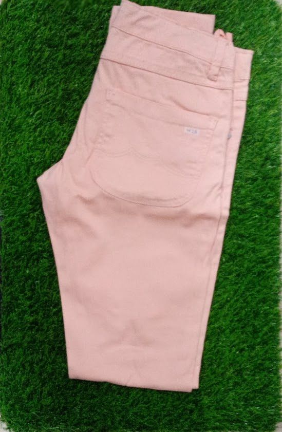 girls colored jeans, slim fit