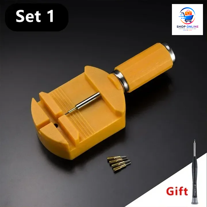 Watch Link Remover Tool | Watch Strap Adjuster | Metal Watch Band Link Remover Kit | Bracelet Pin Removal Tool | Watch Band Resizer | Watch Repair Tool Kit | Wrist Watch Strap Sizing Tool | Link Pin Remover