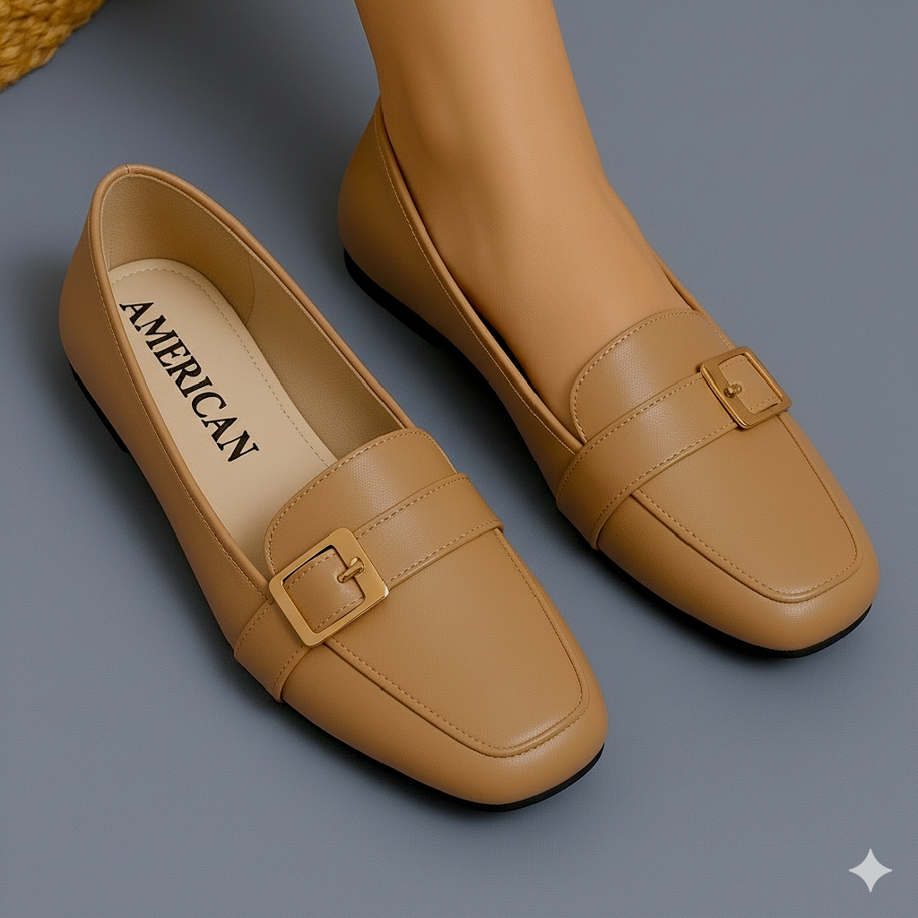 Women Flat Loafers & Moccasin Shoes Winter Ballet Flat Pumps & Loafers