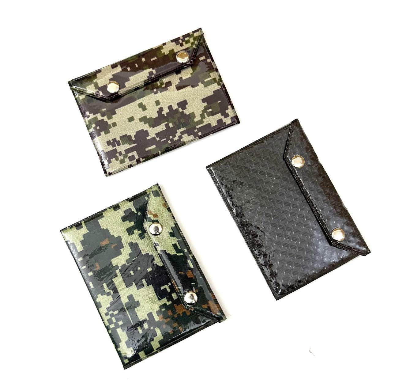 License cover licence Book pouch with button for arms license Registration cover