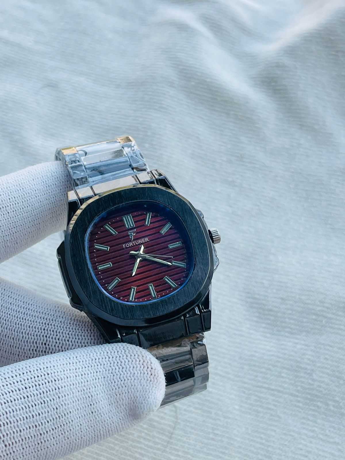 Black Classic Patek Fortuner Watch for Men and Boys