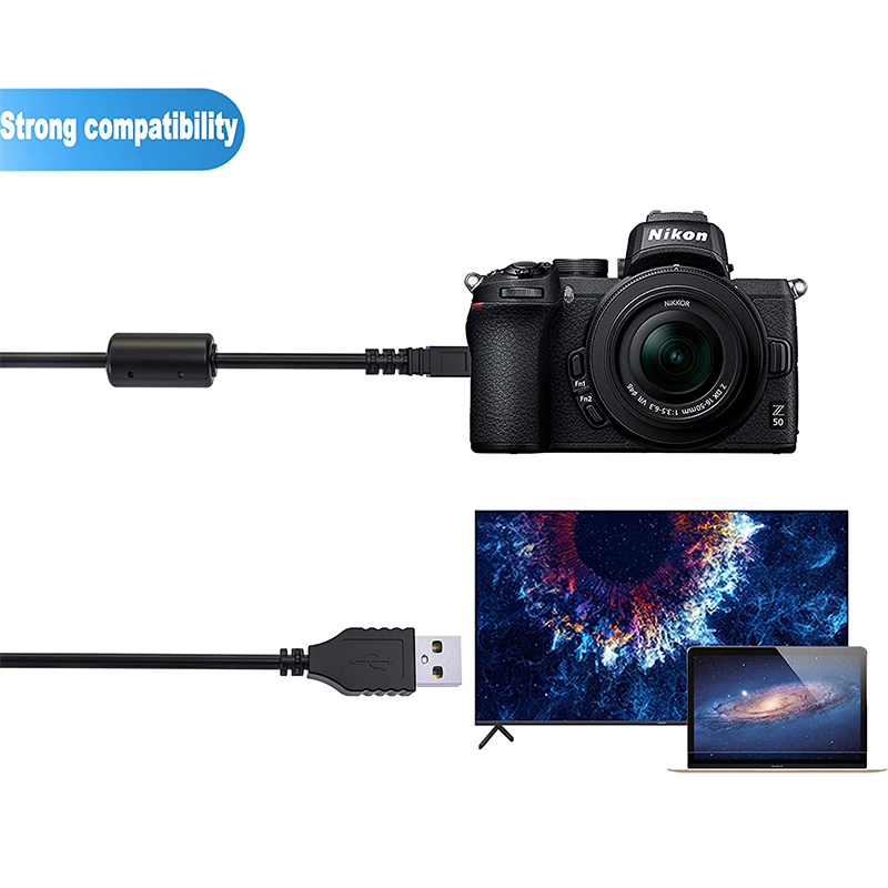 UC-E17 E16 E6 E23 USB Data Cable For Nikon 1 S1 V1 D3200 D3300 D5000 D5100 D5200 D5300 D5500 D7100 D7200 D750 Df Camera