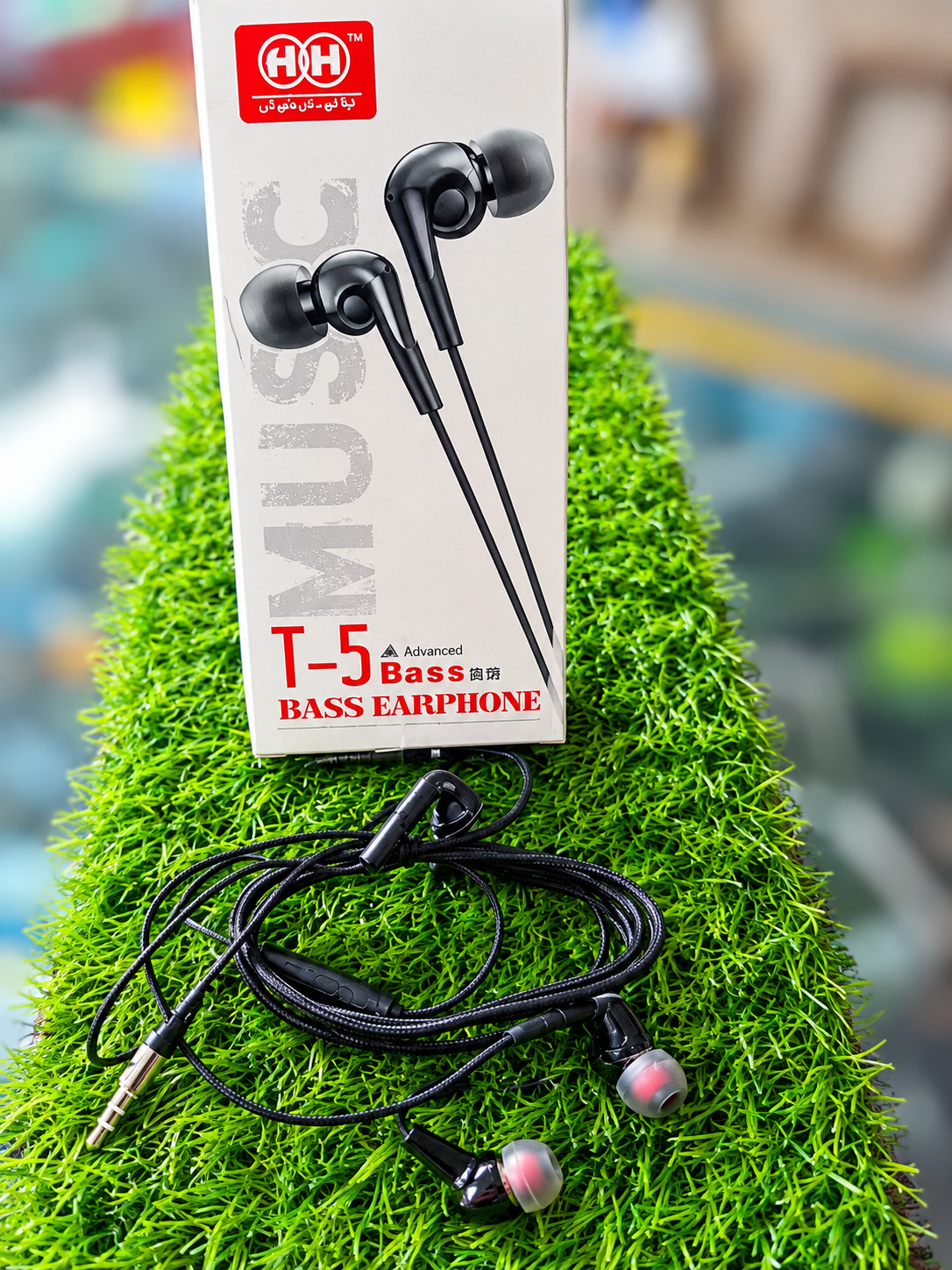 HH T-5 Bass Earphone – Advanced Bass Stereo Wired In-Ear Earphones
HH T-5 Wired Handsfree – Powerful Bass Sound with Comfortable In-Ear Design
Bass Earphones with In-Line Control – Clear Stereo Audio
