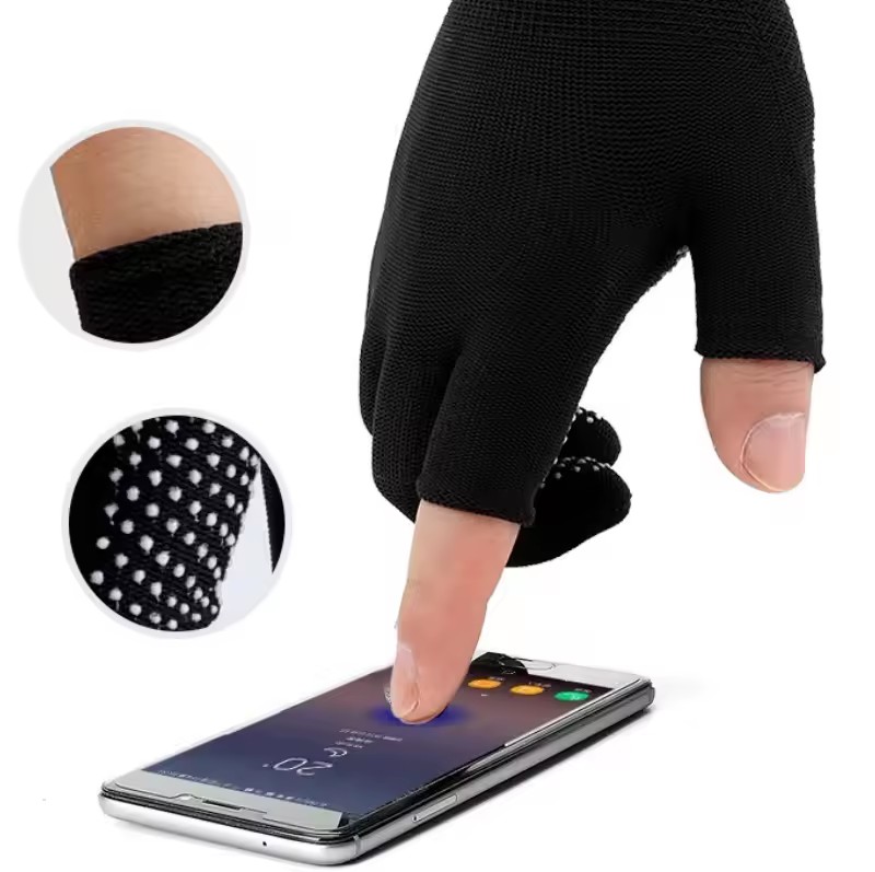 Summer Ice Silk Cycling Gloves UV Protection Touchscreen Sports Fitness Gloves