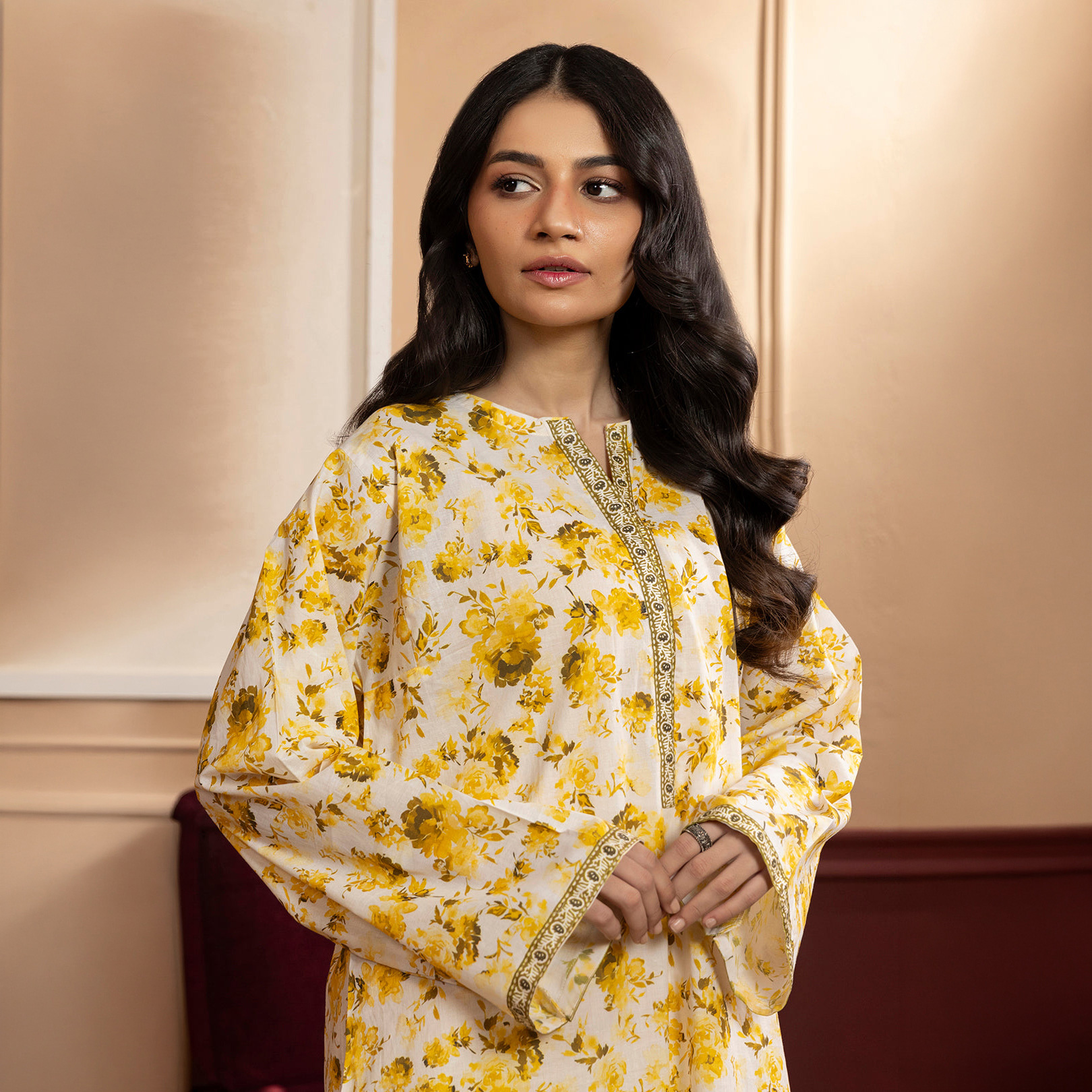 Zellbury 1 Piece Lawn Stitched Suit For Women Kurta - 1984 - Ready To Wear - Dress For Girls - Essential Pret - Summer