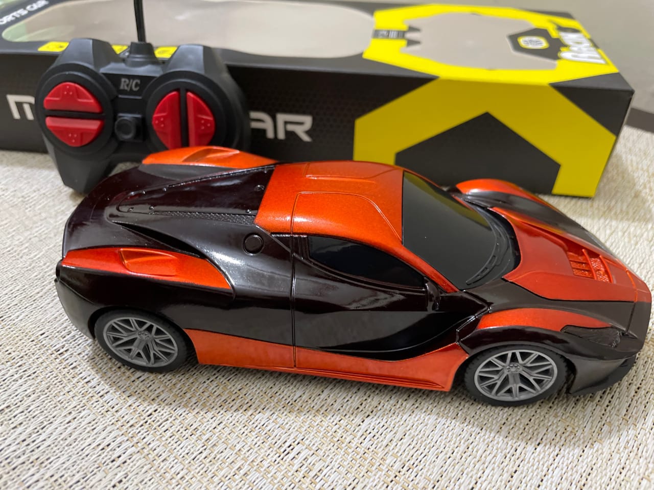 Rechargeable Remote Control Car For Kids With Head Lights And Left Right Turn Option