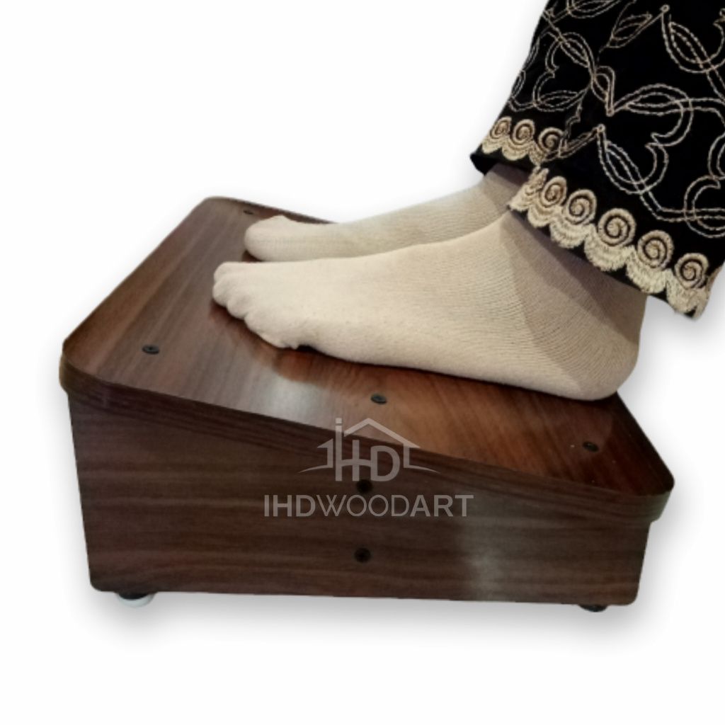 Footrest for Office & Home Under Desk Wooden Foot Rest Foot stool
