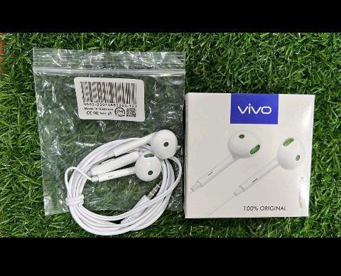 Vivo Wired Earphones with Mic – 3.5mm Jack (Original Style)