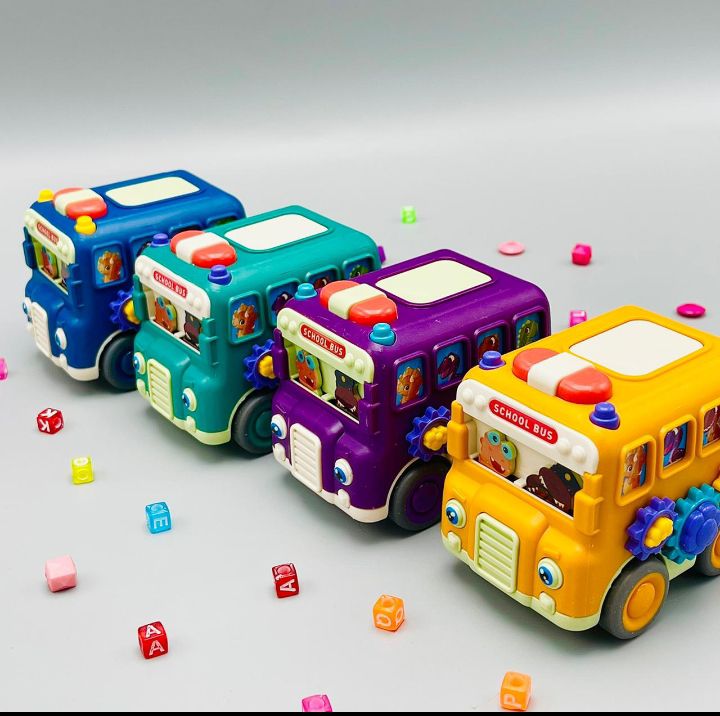 Cartoon School bus|Toys for boys|Toys for girls|Toys for baby|Toys for  babies|Bus Toys|Toys|Plastic Toys: Buy Online at Best Prices in Pakistan |  