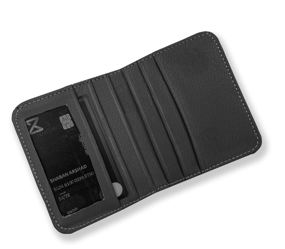 Slim Wallet for Men with 6 Card Slots – Stylish, Compact & Durable Card Holder – Pocket Friendly Design