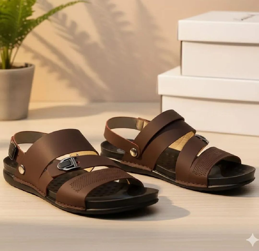 Premium Men Sandals Soft Cushion Sole Comfortable Walking Shoes Anti-Skid Lightweight Durable Summer Beach Casual Wear Slippers