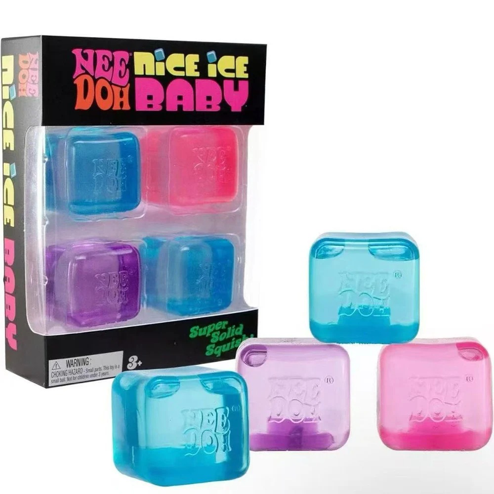 Schylling Needoh Nice Cube Sensory Toys Stress Relieving Blocks Pinching Relieving Puzzle Solving Venting Children Souvenir/*