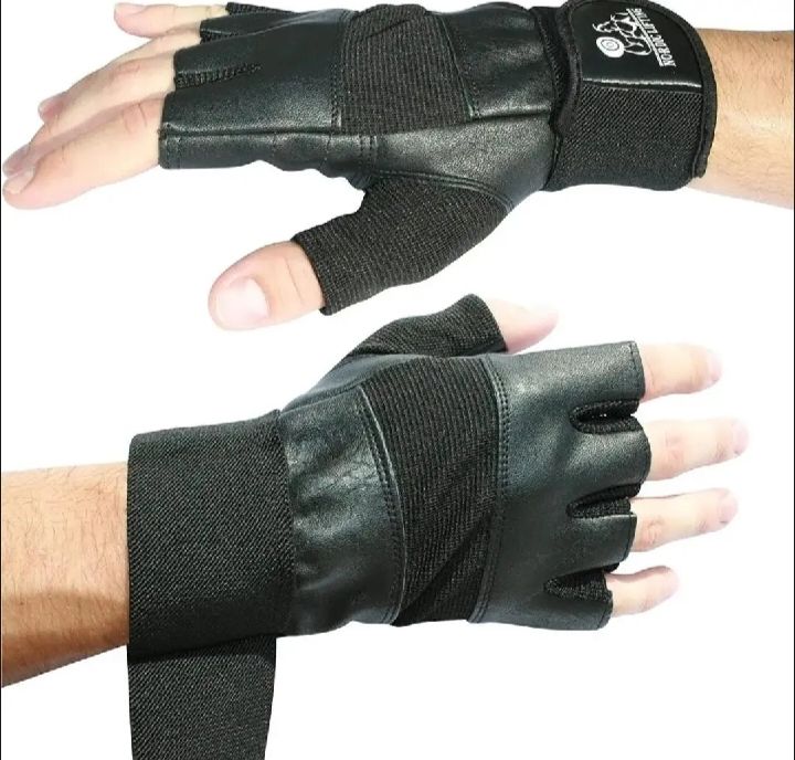 Weightlifting Gym Gloves Fitness Wrist Wraps Exercise