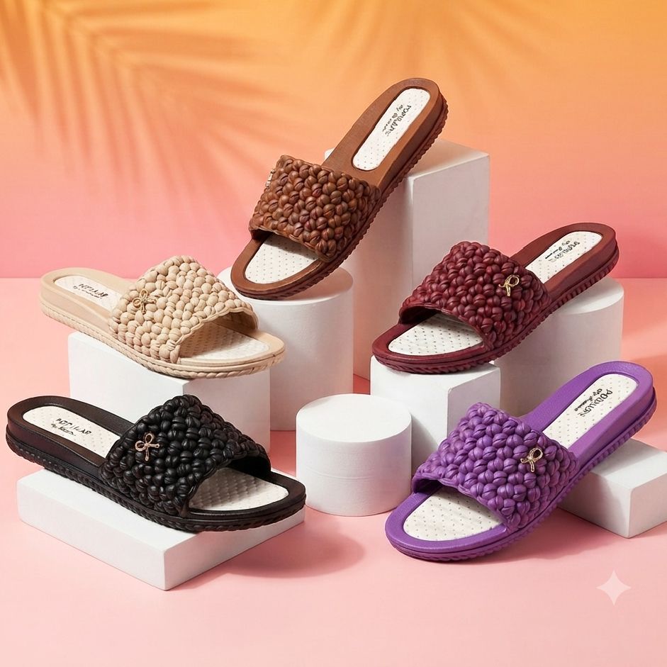 Cheap Price House Slippers for Women Casual Soft Multiple Design Flip Flops for Women