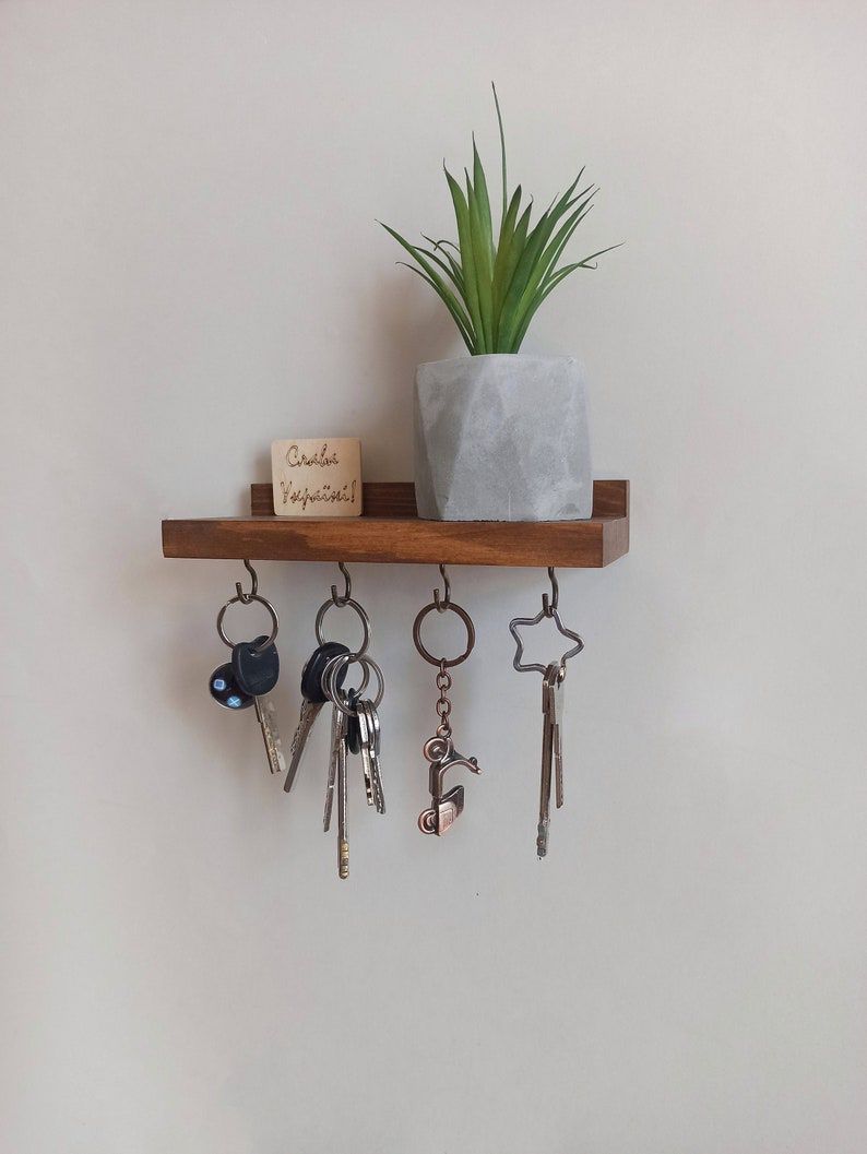 Wall mounted Key Holder, Mobile stand, Charging stand, Home decore shelf(coustmized)