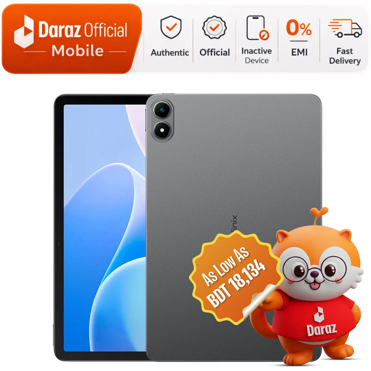 Infinix XPAD 20 | 6GB RAM + 128GB ROM | 11" Display | 1 Year Official Warranty