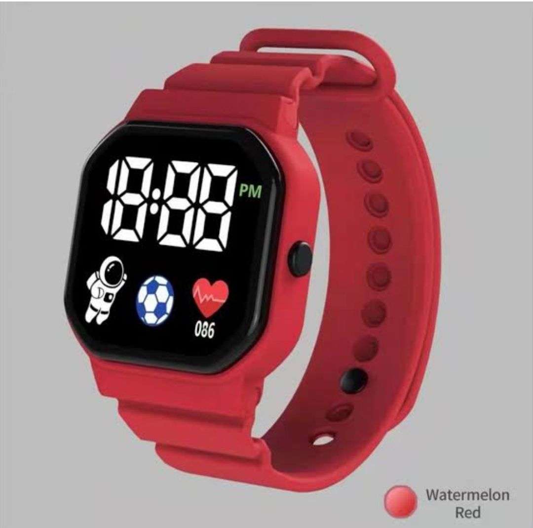 Trendy Rubber Digital Kid's Doraemon & Barbie Watches 1+1 Combo  Multi-Colored Red/Purple - flybuy.in