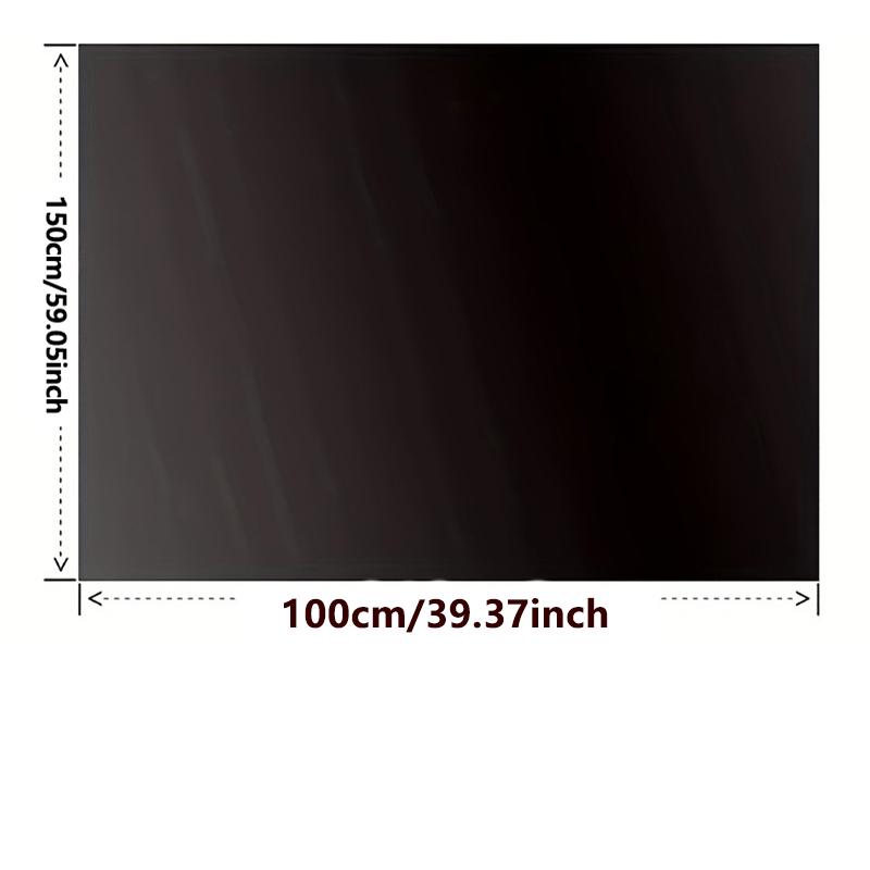 95-98% Blackout Curtain DIY Portable Travel Removable Blocking Darkest Window Film Cloth Self-adhesive Window Shades