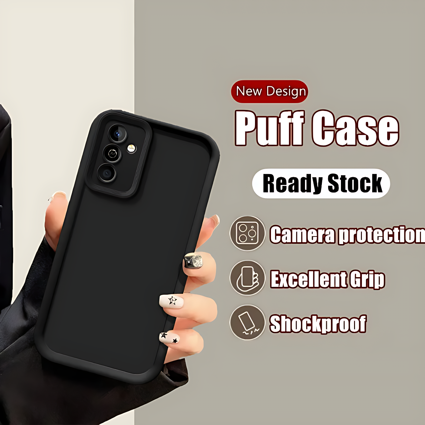 [A17] Sixonic Candy Silicone Cover For Samsung Galaxy A17 Shockproof Soft TPU Back Cover With Camera Lens Protection A17 Cover
