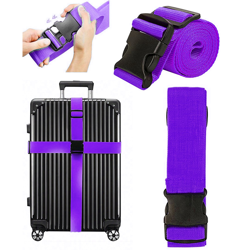NEW Straight Shaped Luggage Straps for Suitcase,Luggage Belt with Adjustable Release Buckle Travel Accessory,Easily Identified