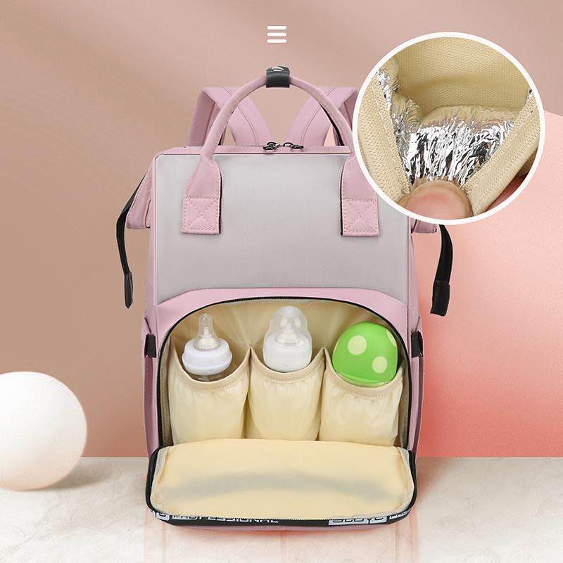 Large capacity baby diaper bag with multi funtion