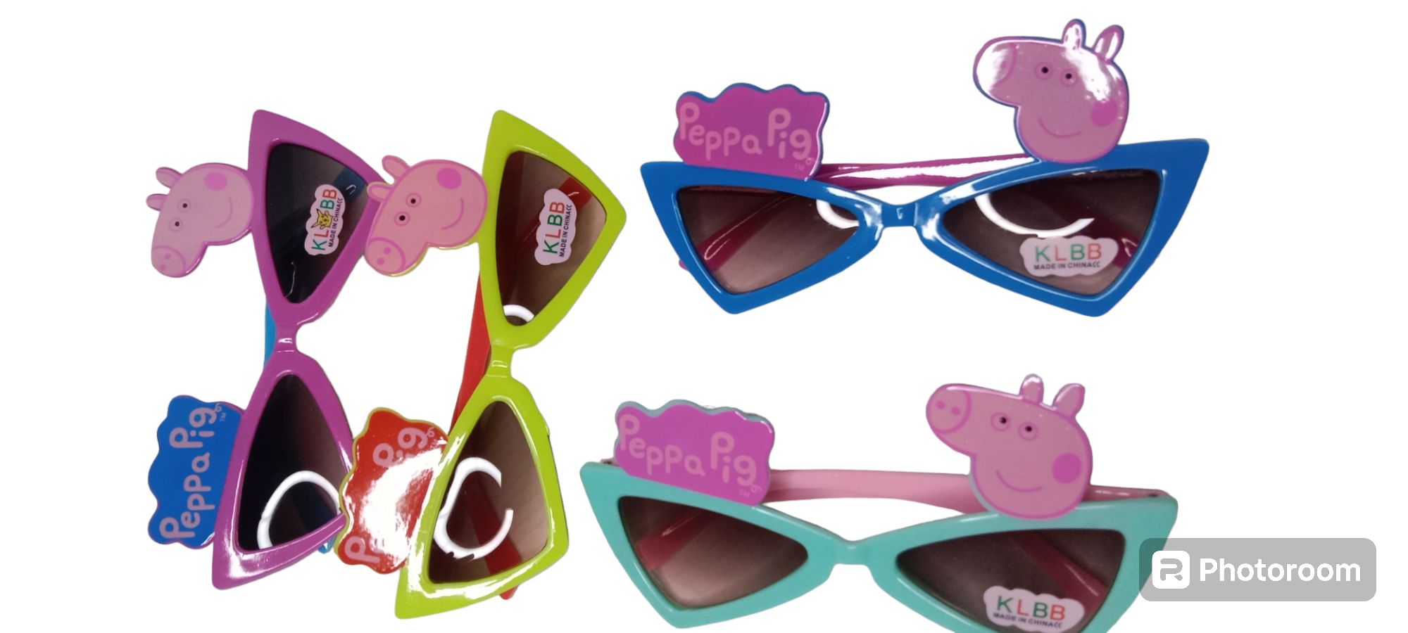 thumbnail image 2 of Licensed Peppa Pig Sunglasses For Girls – UV400 Protection, Pink Plastic Frame, 3+ Years 2 of 4