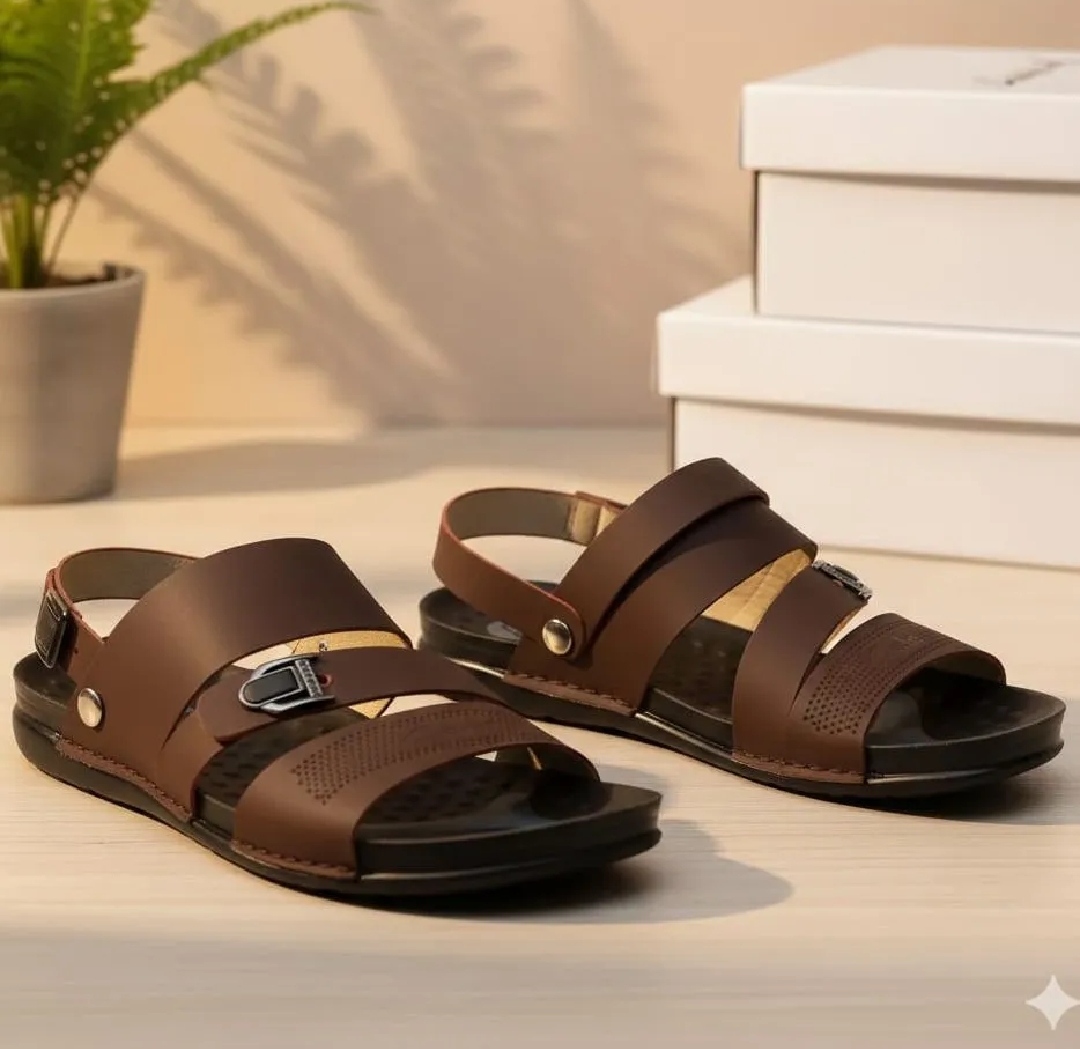 Premium Men Sandals Soft Cushion Sole Comfortable Walking Shoes Anti-Skid Lightweight Durable Summer Beach Casual Wear Slippers